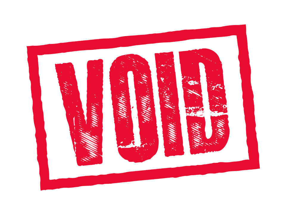 Red Void Stamp, Grunge, Vector